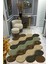 Kaymaz Taban Yıkanabilir Dijital Baskı Dekoratif Modern Desenli Elegance Serisi Lazer Kesim Dot Taban Halı ELG39 1