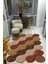 Kaymaz Taban Yıkanabilir Dijital Baskı Dekoratif Modern Desenli Elegance Serisi Lazer Kesim Dot Taban Halı ELG36 1