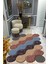 Kaymaz Taban Yıkanabilir Dijital Baskı Dekoratif Modern Desenli Elegance Serisi Lazer Kesim Dot Taban Halı ELG33 1