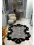 Kaymaz Taban Yıkanabilir Dijital Baskı Dekoratif Modern Desenli Elegance Serisi Lazer Kesim Dot Taban Halı ELG28 1