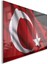 Türk Bayrağı Cam Tablo - Dikey Motif 01-004 1