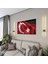 Türk Bayrağı Cam Tablo - Dikey Motif 01-004 3