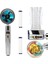 Altın Filtresiz Stili Su Tasarruflu Duş Başlığı Turbo Duş Başlığı Akış Yüksek Basınç Ayarlanabilir G WITH360 Derece Rotatin Filtre Banyo Püskürtme Memesi (Yurt Dışından) 2