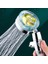 Filtre Stiliyle Kırmızı Küçük Fan ile 360 Derece Dönen Abs Yağmur Yüksek Basınçlı Püskürtme Memesi Banyo Aksesuarları Yenı Duş Başlığı Su Tasarrufu Akış (Yurt Dışından) 4