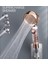 Gümüş Tarzı Duş Başlığı Yüksek Basınçlı 3 Fonksiyonlu Spa Duş Başlığı Anahtarı Açma Kapama Düğmesi Filtre Banyo Başlığı Su Tasarruflu Duş Banyo (Yurt Dışından) 4
