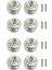 8x D12 B24 B16 B36 C14 C24 Mn MN99S Q60 Q65 Rc Araba Yükseltme Parçaları Metal Jant Hub Aksesuarları, Gümüş (Yurt Dışından) 1