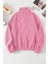 Kadın Kanguru Cepli Fermuarlı Polar Sweatshirt 2