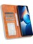 Infinix Zero 20 4g X6821 Cüzdan Telefon Kılıfı Retro Pu Deri Kapak Manyetik Kapatma Stand Kılıfı (Yurt Dışından) 4