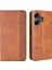 Infinix Hot 30 Play Retro Pu Deri Telefon Kasası Folio Standı Cüzdan Koruyucu Kabuk (Yurt Dışından) 1