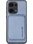 Xiaomi Poco M6 Pro 4g / Redmi Note 13 Pro 4g Karbon Fiber Deri Arka Kapak ile Çıkarılabilir Manyetik Kart Çantası (Yurt Dışından) 1