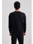 Boxy Fit Bisiklet Yaka Baskılı Sweatshirt X8282AZ23AU 6
