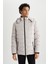 Rüzgar Geçirmez Şişme Mont Slim Fit Kapüşonlu Suni Kürk Astarlı Fermuarlı R0216AZ23AU 3