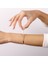Sembol Gold Sonsuzluk Altın Bileklik Ezme Zincir 18-22 cm 2