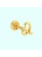 Altın Tragus Piercing 14 Ayar Aslan Burcu 1