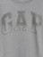 Erkek Çocuk Gri Gap Logo Grafikli Fleece Sweatshirt 3