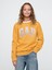 Erkek Çocuk Sarı Gap Logo Grafikli Fleece Sweatshirt 1