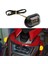 12 V Sarı Aydınlatma Motosiklet Göstergeleri Flaşör 9 LED Motosiklet 2 Çift Piranha Işık Flaşör Dönüş Sinyali Işık (Yurt Dışından) 4