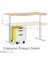 Regula Desk 2P - Elektrikli Yüksekliği Ayarlanabilir Çalışma Masası (Beyaz Ayak, Beyaz Tabla - 120 x 60) 4