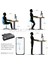 Regula Desk 2P - Elektrikli Yüksekliği Ayarlanabilir Çalışma Masası (Beyaz Ayak, Beyaz Tabla - 120 x 60) 5