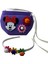 Kız çoçuk taçlı mickey mouse model çanta mor 1