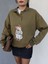 Polo Yaka Şardonlu Teddy Bear Sweat 3