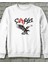 Gökyüzü Hakimi: Çarşı'nın Asi Ruhu Üzerinizde! Unisex Sweatshirt Beyaz 1