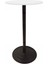 Masa Bar Masası Bistro Cafe Yuvarlak Kokteyl Siyah 110 cm - 1.tk 1