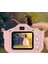 Çocuk Fotoğraf Makinesi Kamerası Üst Kalite Full Hd Çift LENS+KART+KORDON+TFOKUYUCU+KILIF 3