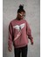 Erkek Güvercin Baskılı Sweatshirt - Gül Kurusu 3
