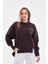 Kalp Detaylı Acı Kahve Sweatshirt 1