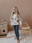 Minnie Mouse Puantiye Desenli Tayt-Sweatshirt 2 Iplik Mevsimlik Kız Çocuk Takım 2