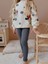 Minnie Mouse Puantiye Desenli Tayt-Sweatshirt 2 Iplik Mevsimlik Kız Çocuk Takım 3