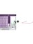 Banyo Perdesi 5033 Lila 1X180X200, Perde Borusu Askı Aparatı Köşe Boru Pembe Hediyeli, Duş Perdesi Seti 1