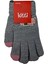 Spteks Kitti 9-12 Yaş Kız Çocuk Gri Renk Amblemli Kışlık Örme Eldiven 1