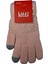 Spteks Kitti 9-12 Yaş Kız Çocuk Açık Pembe Amblemli Kışlık Örme Eldiven 1