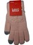 Spteks Kitti 9-12 Yaş Kız Çocuk Açık Pembe Amblemli Kışlık Örme Eldiven 2