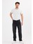 Erkek Baggy Kot Pantolon Siyah Renk Kar Yıkama B480-02 2
