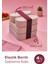 4 Adet Elastik Bantlı Istiflenebilir Pratik Saklama Kabı Seti 2X(1100 Ml) 2X(2600 Ml) Pembe 1