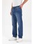 Erkek Baggy Kot Pantolon Mavi Renk B481-11 2