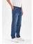 Erkek Baggy Kot Pantolon Mavi Renk B481-11 4