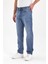 Erkek Baggy Kot Pantolon Açık Mavi Renk B481-10 4