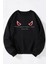 In Constant Sorrow (Sold) Baskılı Kadın/erkek Siyah Bisiklet Yaka Pamuklu Sweatshirt 1