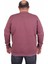 Erkek Büyük Beden Sıfır Yaka 3ip Sweat Core 1975 24209 Eflatun 3