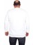 Erkek Büyük Beden Sıfır Yaka 3ip Sweat Core 1975 24209 Ekru 3