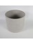 Dekoratif Beton Saksı - Orta Boy Silindir - Gri/beyaz - 13X15CM 4