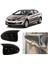 Hyundai Elantra Sinyalsiz Batman Yarasa Ayna Kapağı Piona Black Abs 2011-2015 1