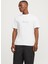 Bisiklet Yaka Beyaz Erkek T-Shirt Jcolıma Logo Tee Ss Crew Neck Bf Ln 1
