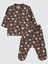 Kız Bebek Pijama Takımı 1-6 Ay Kahverengi 1