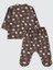 Kız Bebek Pijama Takımı 1-6 Ay Kahverengi 2