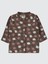 Kız Bebek Pijama Takımı 1-6 Ay Kahverengi 3
